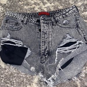 jean shorts